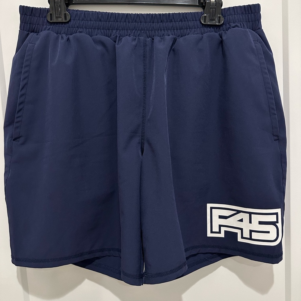 Men’s F45	Functional 45 Training Shorts - Large - Navy Blue